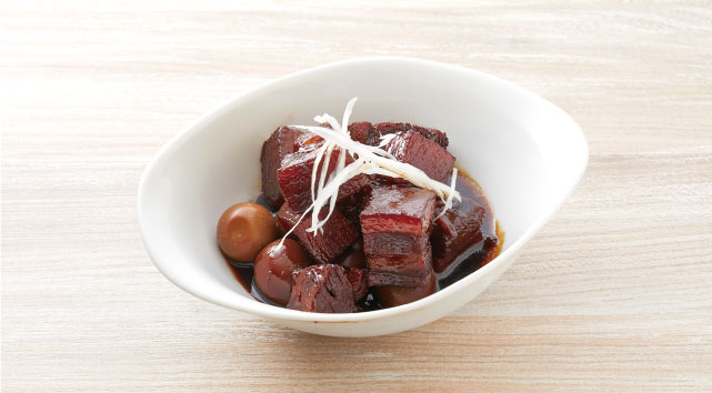 白金豚の一口角煮